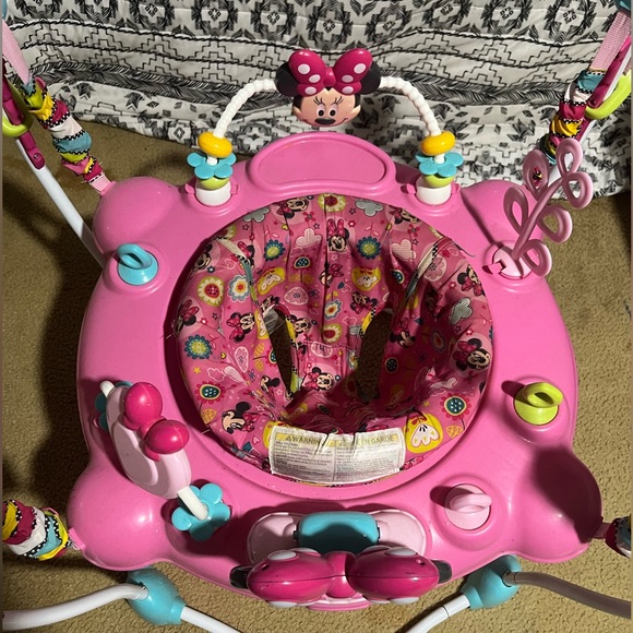 Disney Minnie Mouse Baby Activity Jumper - Picture 2 of 4